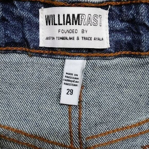 William Rast Blue Jean Rae Hem Skirt -Q - Picture 3 of 3